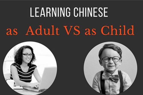 Learning Chinese as an Adult VS as a Child