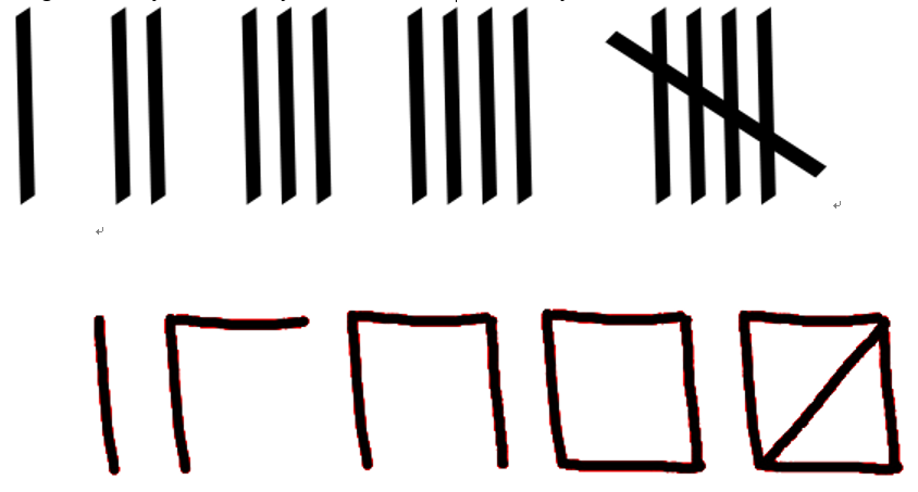 Tally Chart Symbols