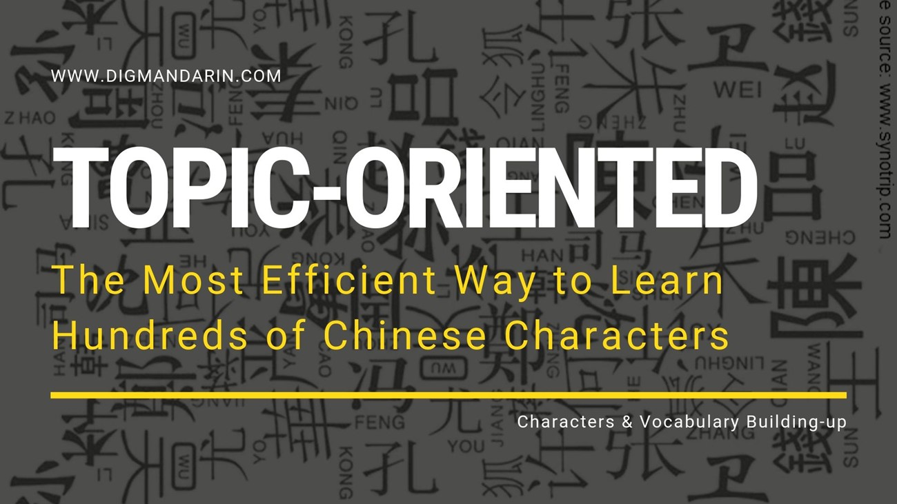 Topic-Oriented Method: The Most Efficient Way to Learn Hundreds of Chinese Characters